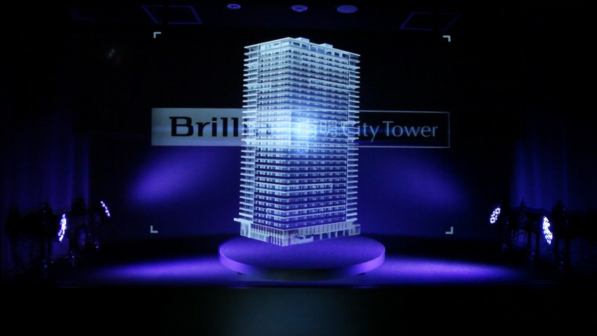 Brillia Ariake City Tower ホログラム映像 Finalimage Inc